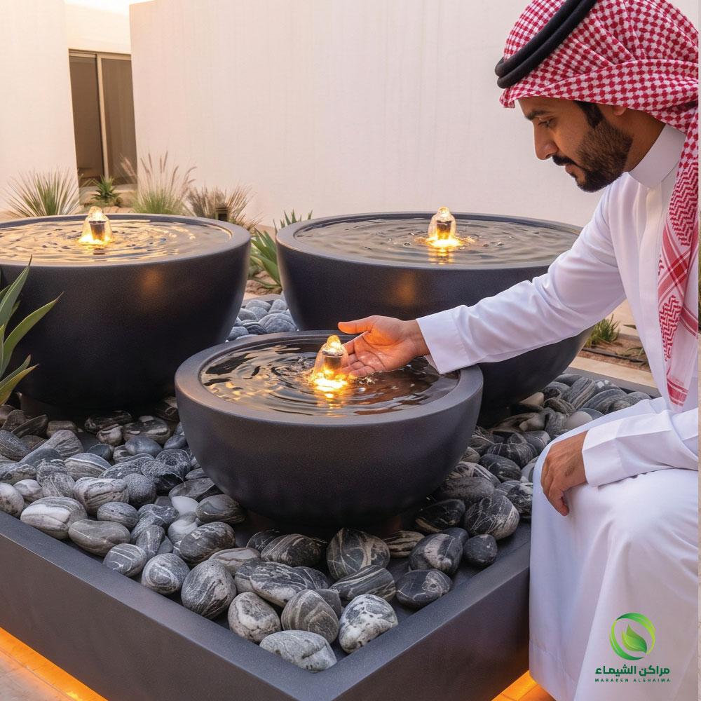 نافورة مدخل الحديقة